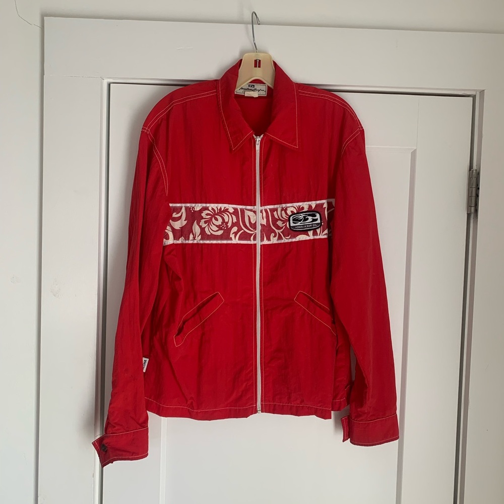 Vintage Red Honolua Surf Co Women’s Small Jacket 🌺